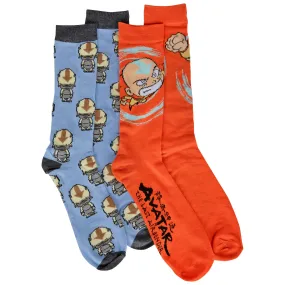 Avatar: The Last Airbender 2-Pair Pack of Crew Socks