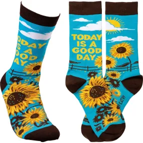 Good Day Sunflower Socks