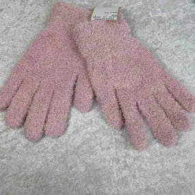 light pink Plush Gloves