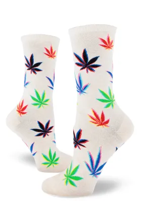 Marijuana Glitch Women's Socks