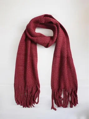 One Friday Burgundy Solid Muffler