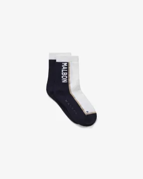 PRESERVE COLOR BLOCK CREW SOCKS