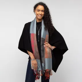 Silver Grey Seville Scarf