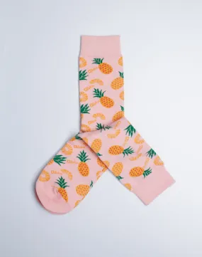 Women's Aloha Pineapple Tropical Crew Socks